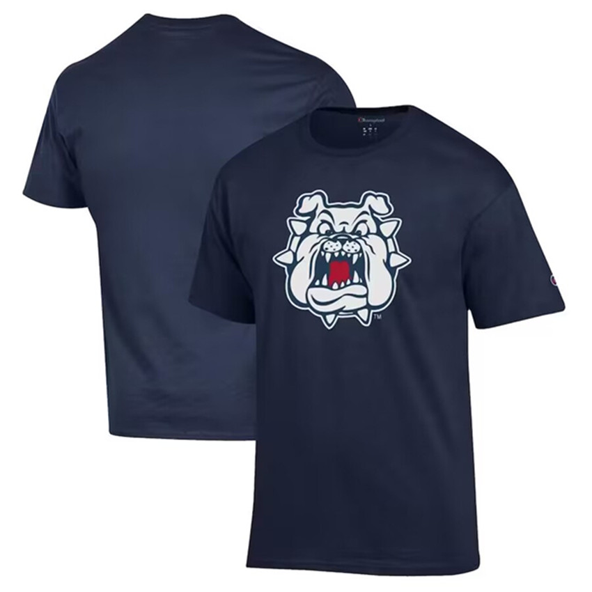 Men's Navy Fresno State Bulldogs Champion T-Shirt
